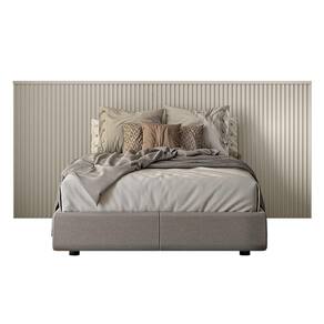 Cabeceira De Madeira 241Cm Palmeira Off White
