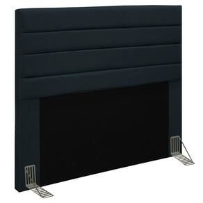 Cabeceira Cama Box Casal Queen 160Cm Rubi W01 Suede Preto