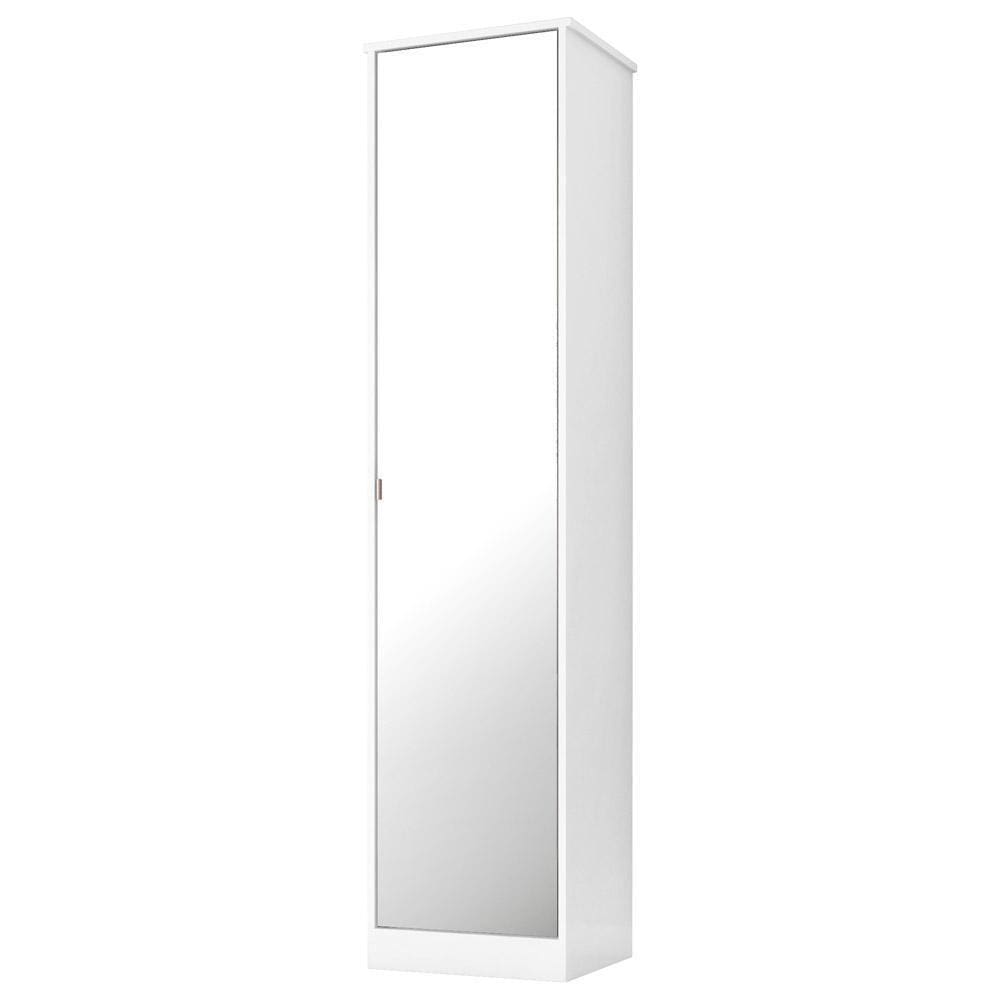 Armário Multiuso 1 Porta 4 Prateleiras Reflex Ii D02 Branco - Mpozenato