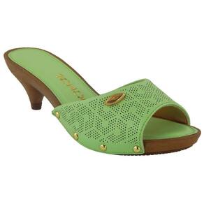 Tamanco Tchocco Feminino Couro Soft 47208 Verde