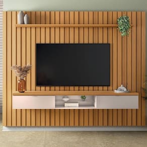 Painel Suspenso Ripado 2.7 Voi Mdp/mdf Cinamomo Mel G26 - Gran Belo