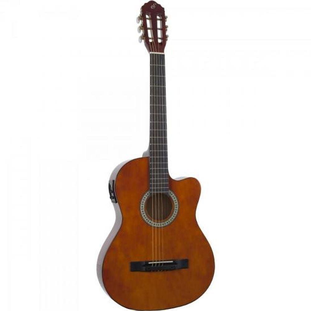 Violao Eletroacustico Flat Cutaway Aco Sf-14 Ceq Natural Giannini