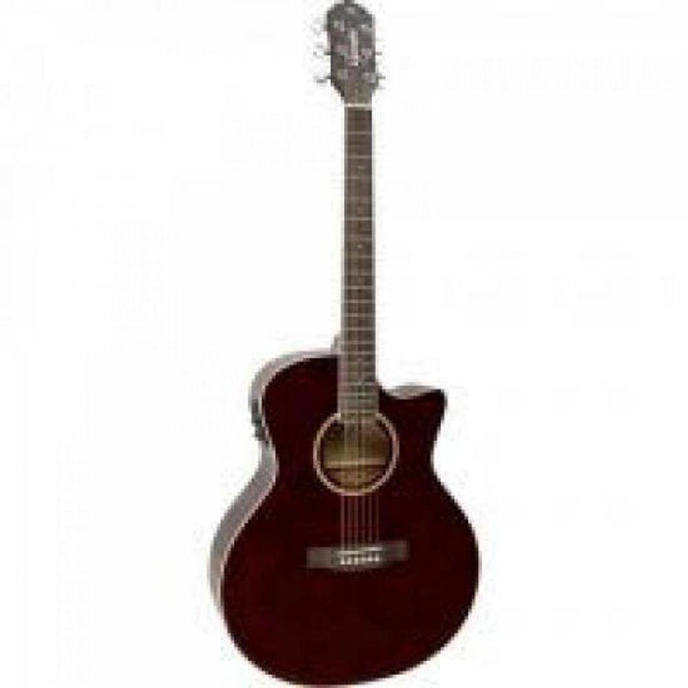Violao Grand Auditorium Cutaway Gsf-3 Ceq Tdw Translucent Dark Wine