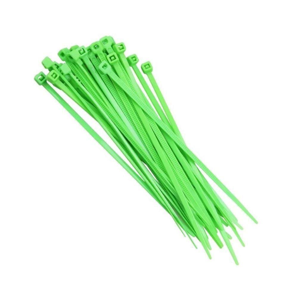 Abraçadeira Nylon Starfer Verde 200Mm X 2,5Mm 100 Peças