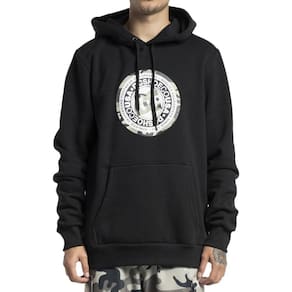 Moletom DC Shoes Canguru DC Circle Star WT23 Masculino Preto