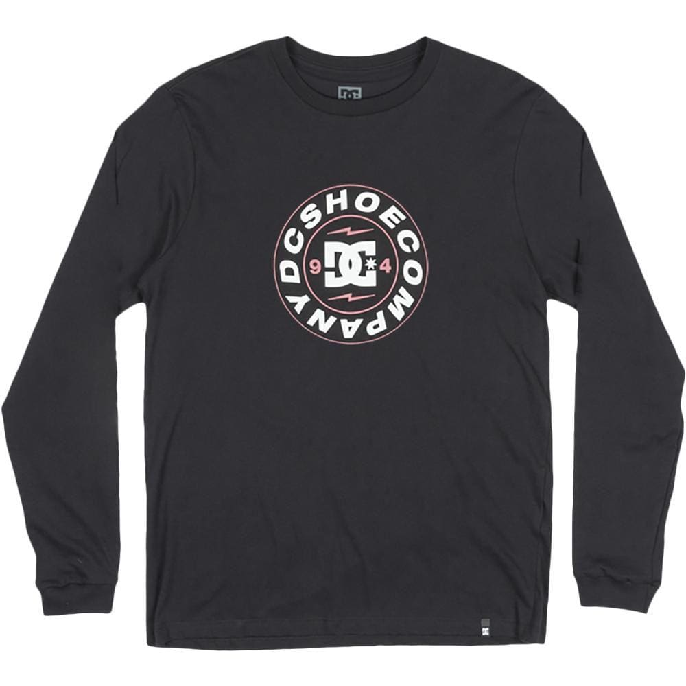 Camiseta DC Shoes Manga Longa Connect WT23 Masculina Preto