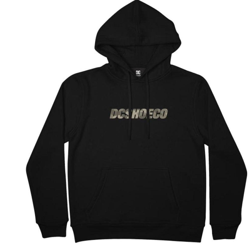 Moletom DC Shoes Canguru DCShoeco Camo Fill WT23 Preto