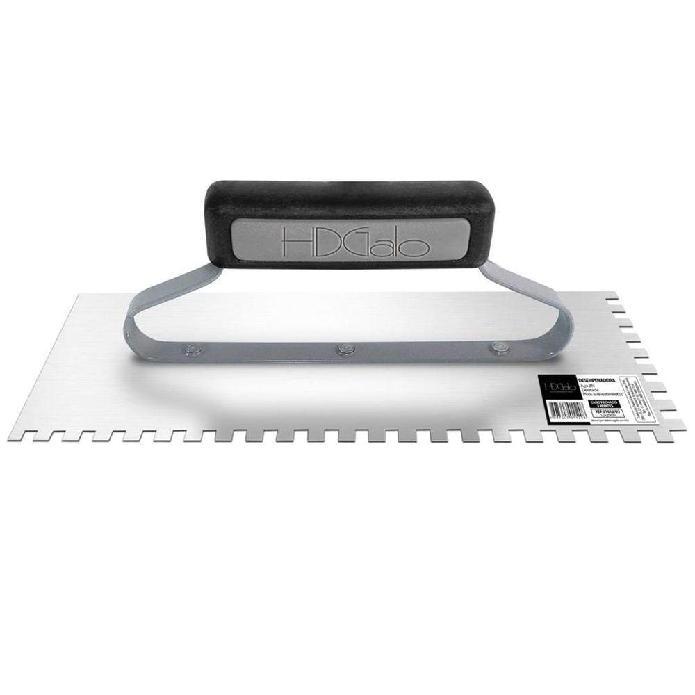 Desempenadeira Aço Galo 1612/03 Dentada 7mm Azulejista 12x29cm