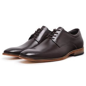 Sapato Social Derby Sola Couro Saul Cafe