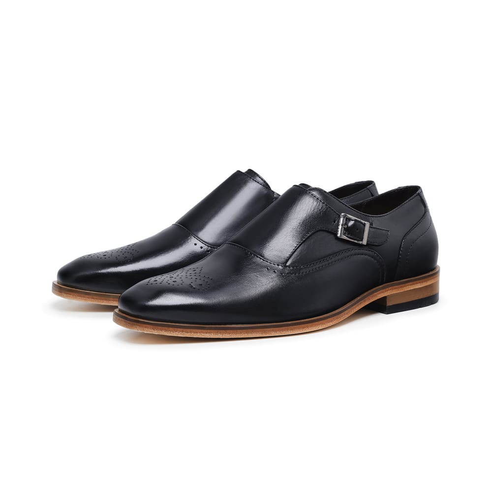 Sapato Social Italiano 100% Couro Hans Preto