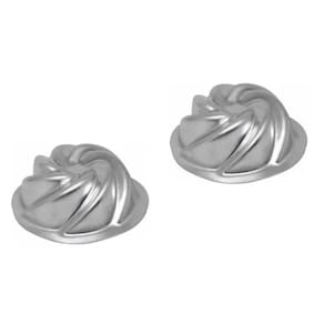 Kit 2 Formas Mini Vulcão Espiral - Novela (9x3,5cm - P)