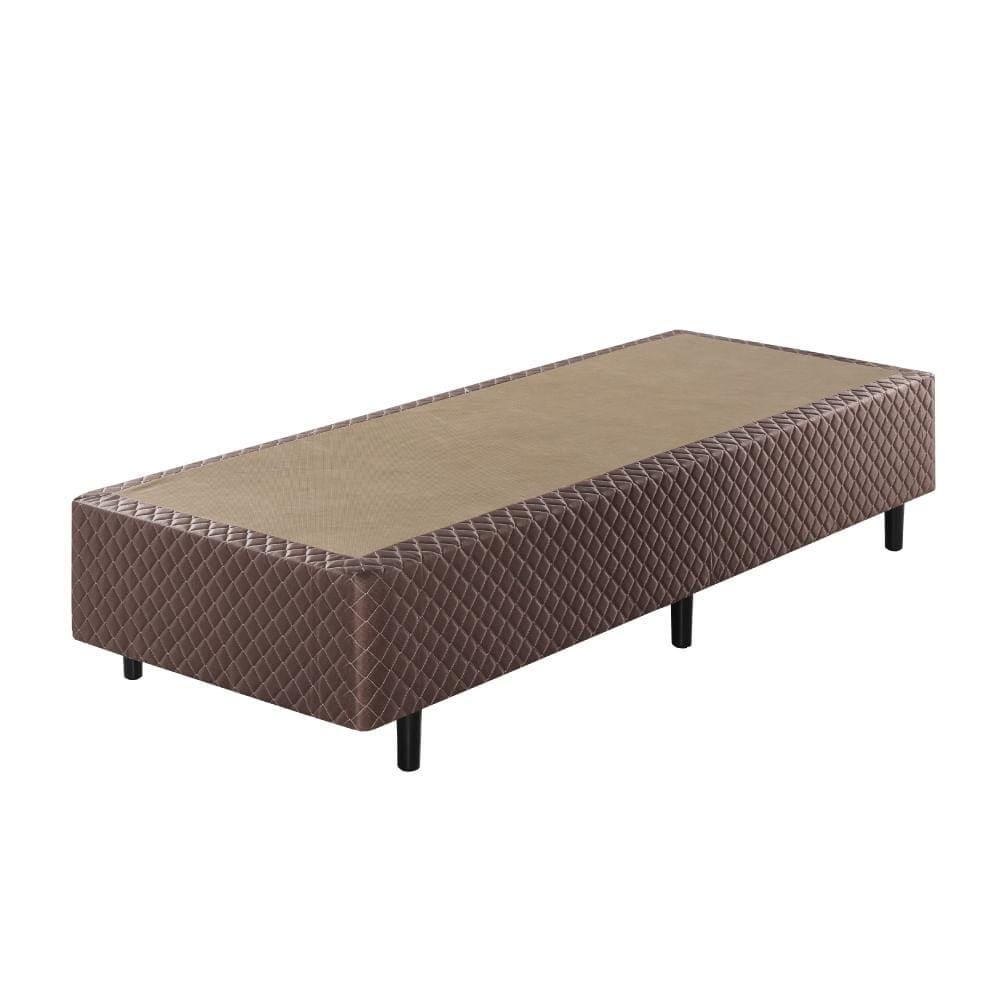 Box Sommier Solteiro Charm Eco 88x188x40- Marrom