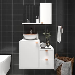 Banheiro Completo Nuestra Branco Com Cobre