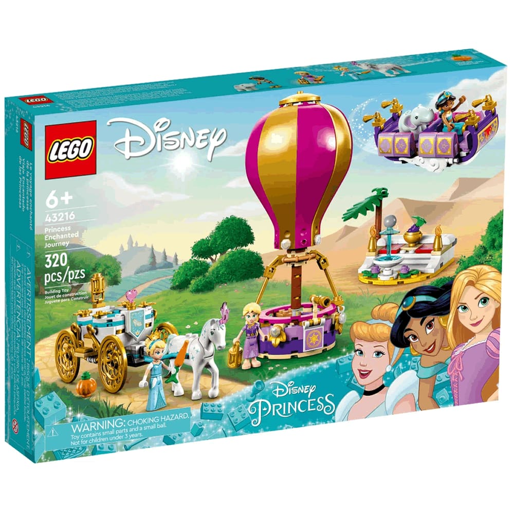 Lego Disney Viagem Encantada das Princesas 320 peças 43216