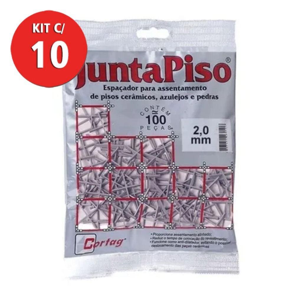 Kit 1000 Espaçador Juntapiso 2mm Cortag