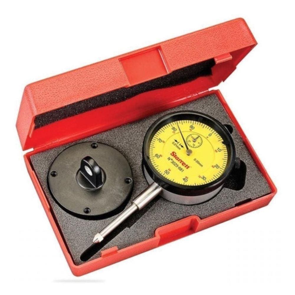 Relogio 57X20x0,01Mm Grad 0-100/100-0 Haste 8Mm Starrett