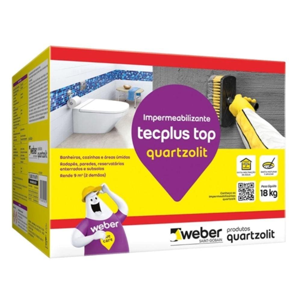 Impermeabilizante Tecplus Top 18Kg Quartzolit