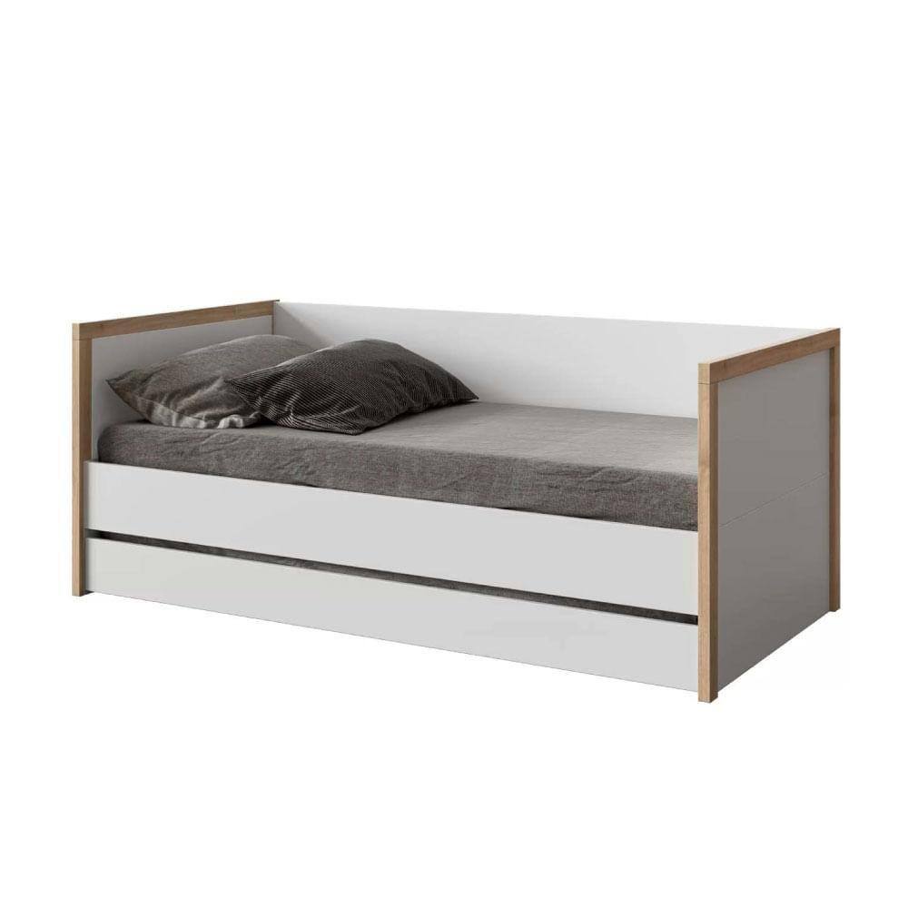 Cama Infantil Estilo Sofá - Branco/Treviso