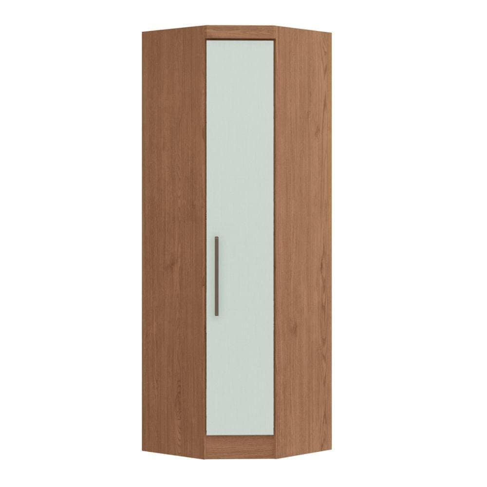 Guarda Roupa Modulado Infinity de Canto com 1 Porta - Macadâmia/Pistache