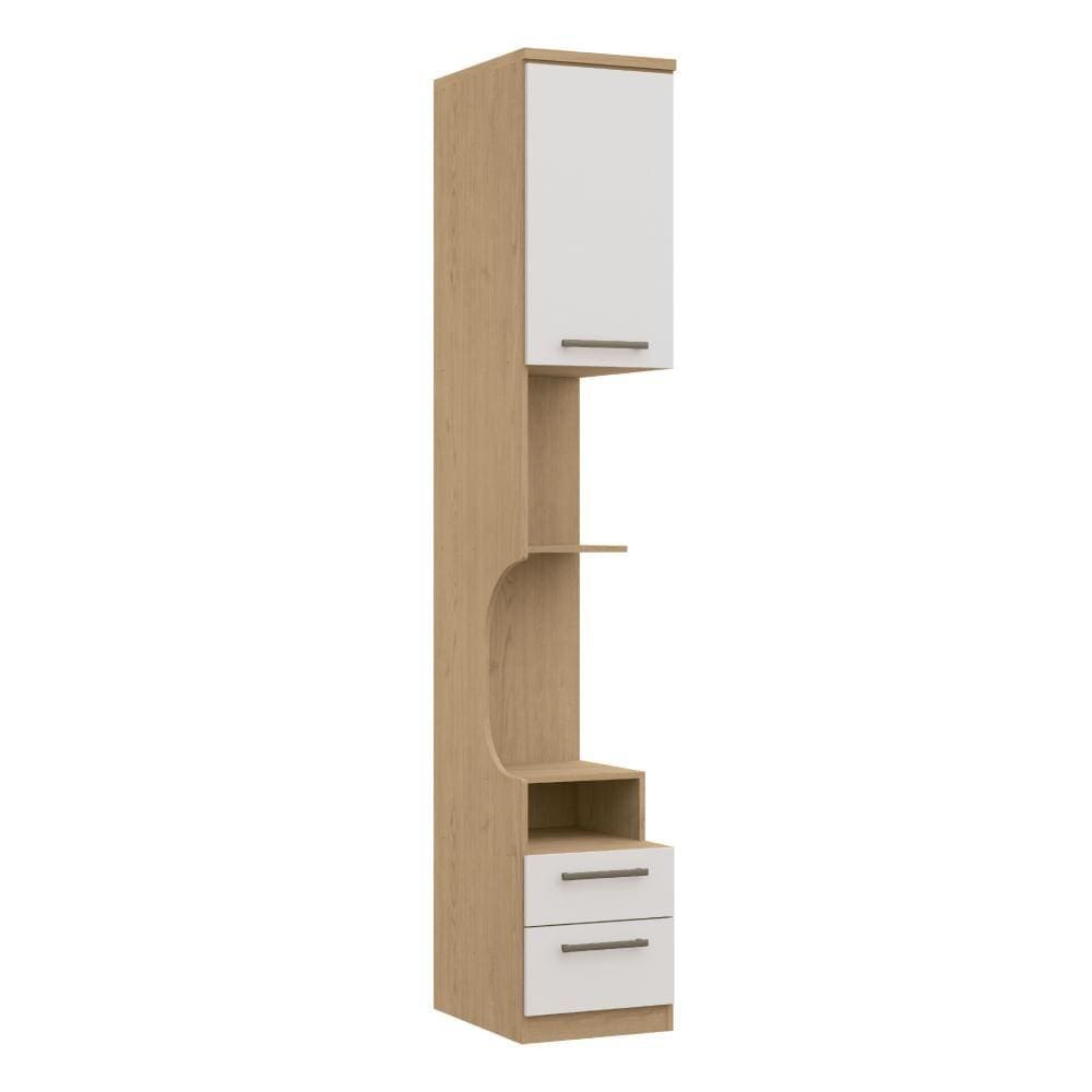 Guarda Roupa Modulado Elegance com 2 Gavetas - Angelin/Blanc