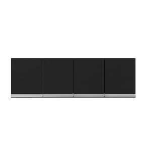 Armário de Cozinha Aéreo Andréia 150cm Preto - AJL Móveis