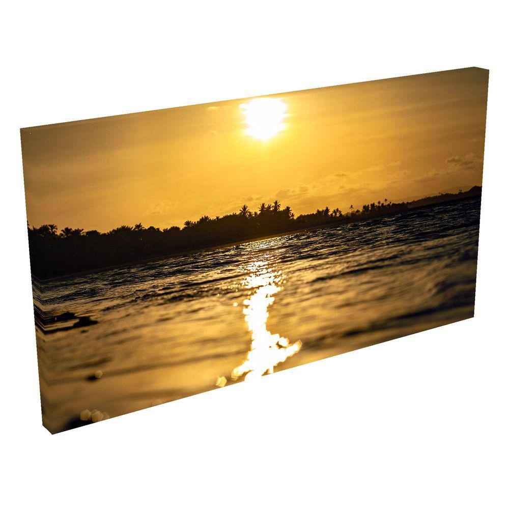 Quadro Decorativo Grande Tela Borda Infinita- Brazil Sunset