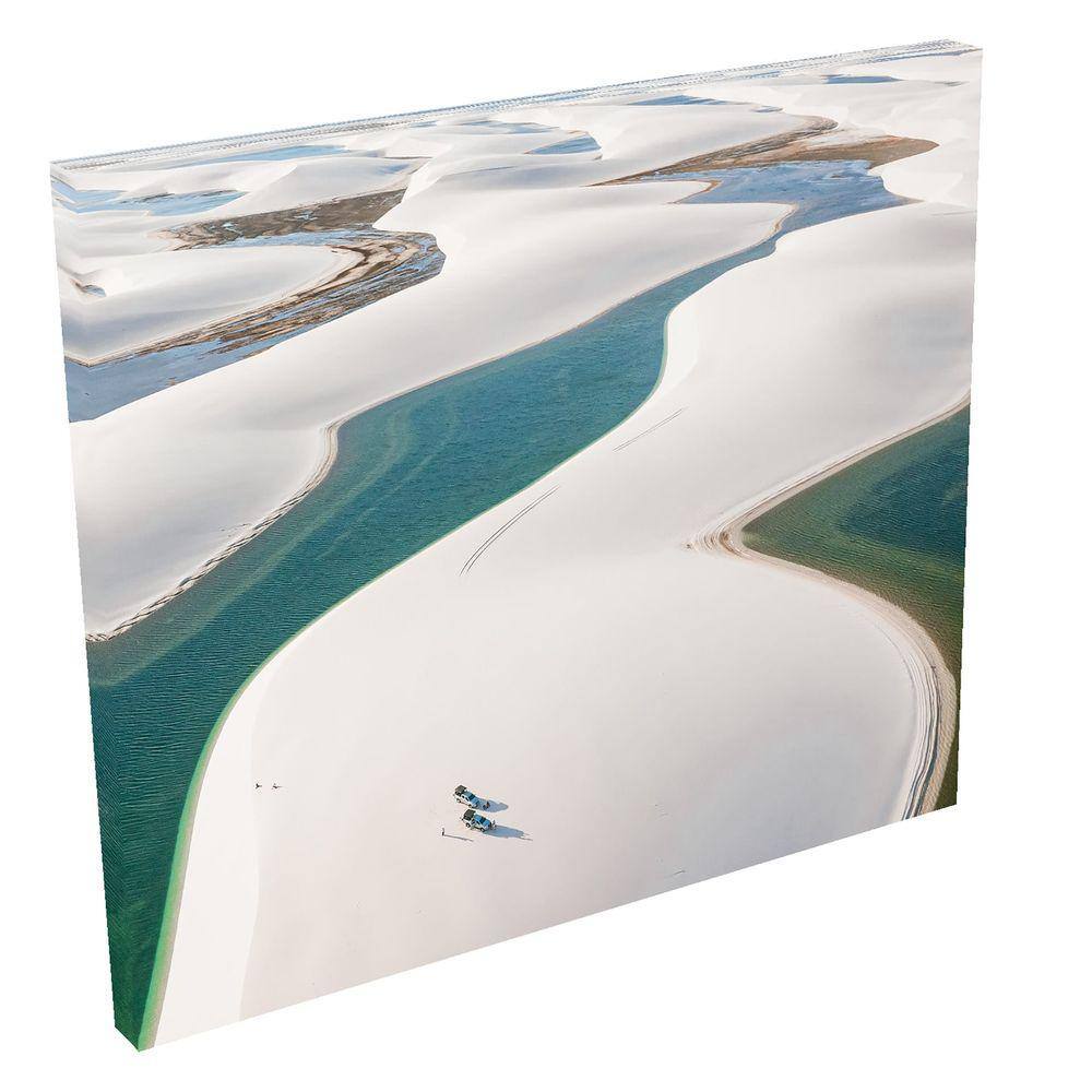 Quadro Decorativo Grande em Tela com Borda Infinita - Dunas