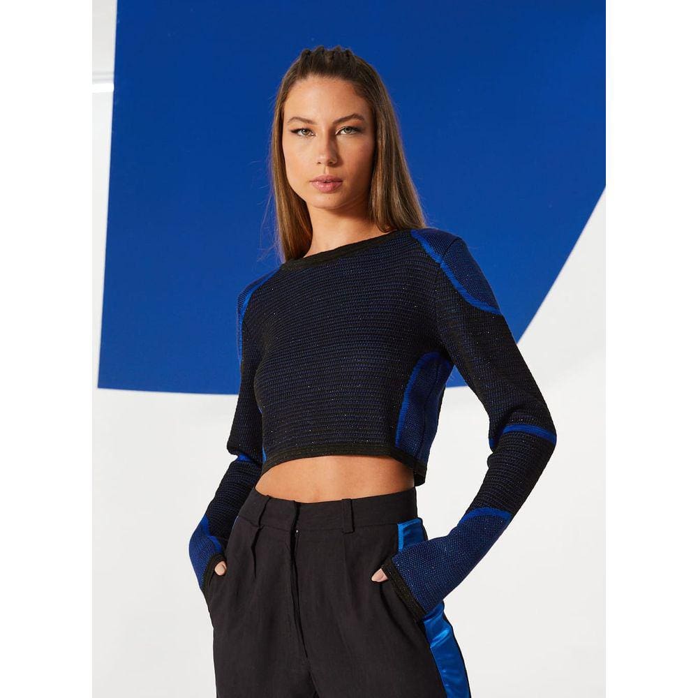 Blusa Trico Feminina Open
