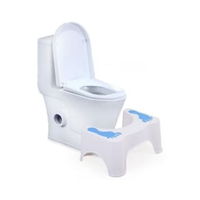 Banquinho De Cocoras Apoio De Pés Baby Style Rosa Azul Água