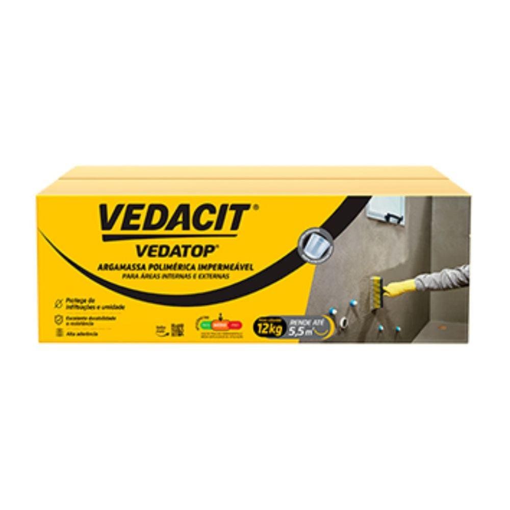 Vedatop Argamassa Impermeável 12kg Vedacit