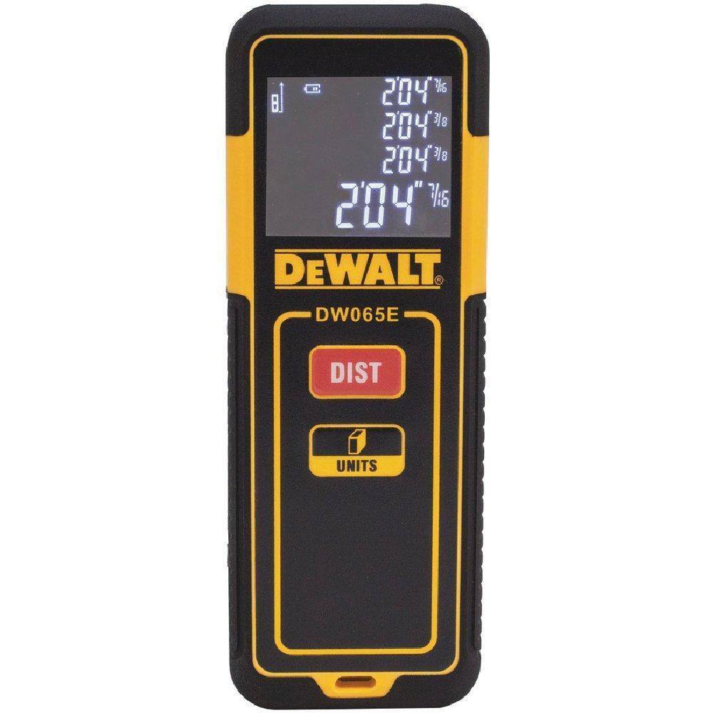 Trena A Laser Medidor De Distancia 20 Metros Dewalt Dw065E