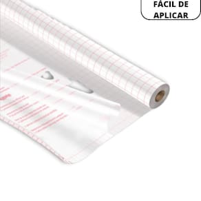 Papel Adesivo Liso Cristal Transparente Contact 45Cm X 25M Para Paredes Encapar Caderno E Envelopa Móveis