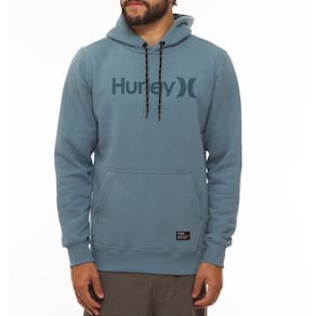 Moletom Hurley Canguru O&O Solid WT23 Masculino Azul