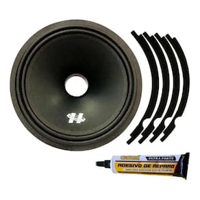 Kit Reparo Midbass Hurricane 6" Polegada 250W RMS MB600 8 Ohms