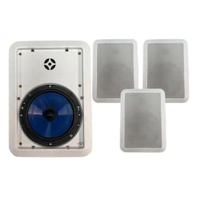 Kit 4 Arandelas Teto 2 Vias Hurricane 6 Pol 260Wrms Ambiente