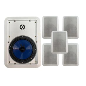 Kit 6 Arandelas Teto 2 Vias Hurricane 6 Pol 390Wrms Ambiente