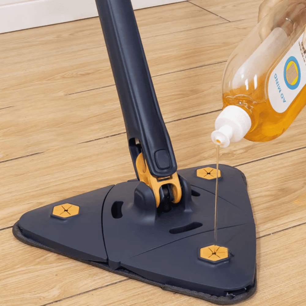 Rodo Mop Mágico Triangular Giratório 360°