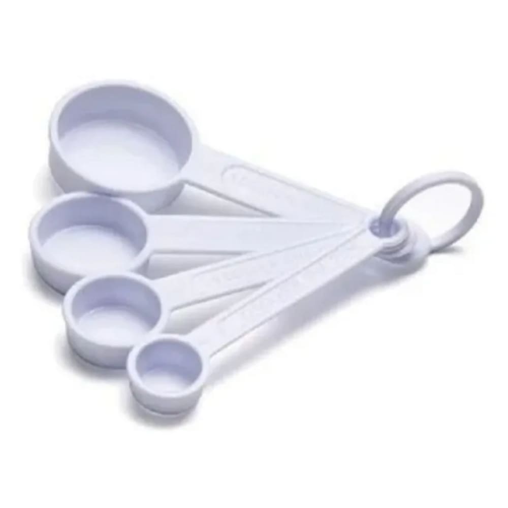 Jogo Colher Medidora Com 4 Peças Solrac Branco