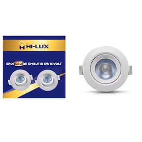 Kit C/10 Spot Led De Embutir Redondo - 5W 6500K -Bq