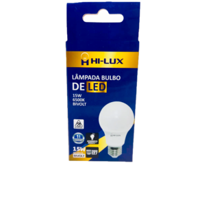 Kit C/60 Lampada Bulbo De Led 15W 6500K E27 Bf