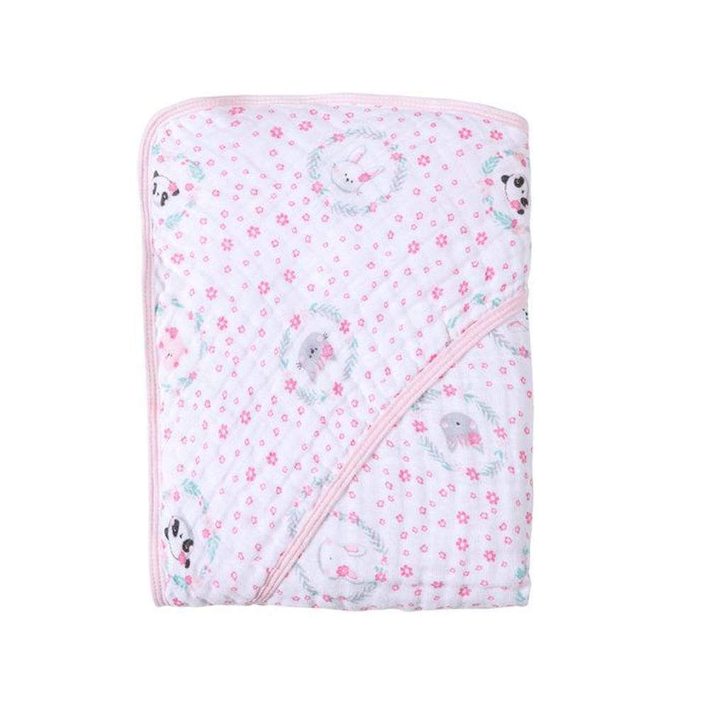 Toalha De Banho Para Bebê Fralda Soft Especial Capuz Papi