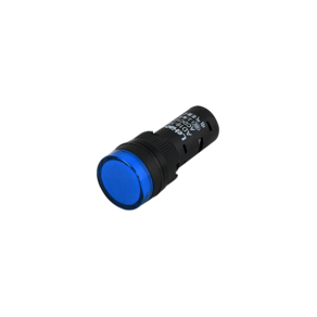 Sinaleiro Indicador C/ Led 12V - Ad16-16C - Azul 16Mm