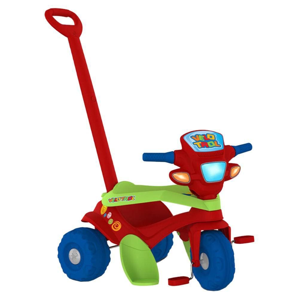 Triciclo Infantil Bandeirante Motoban Premium - Pedal e Passeio com Aro -  Homem Aranha