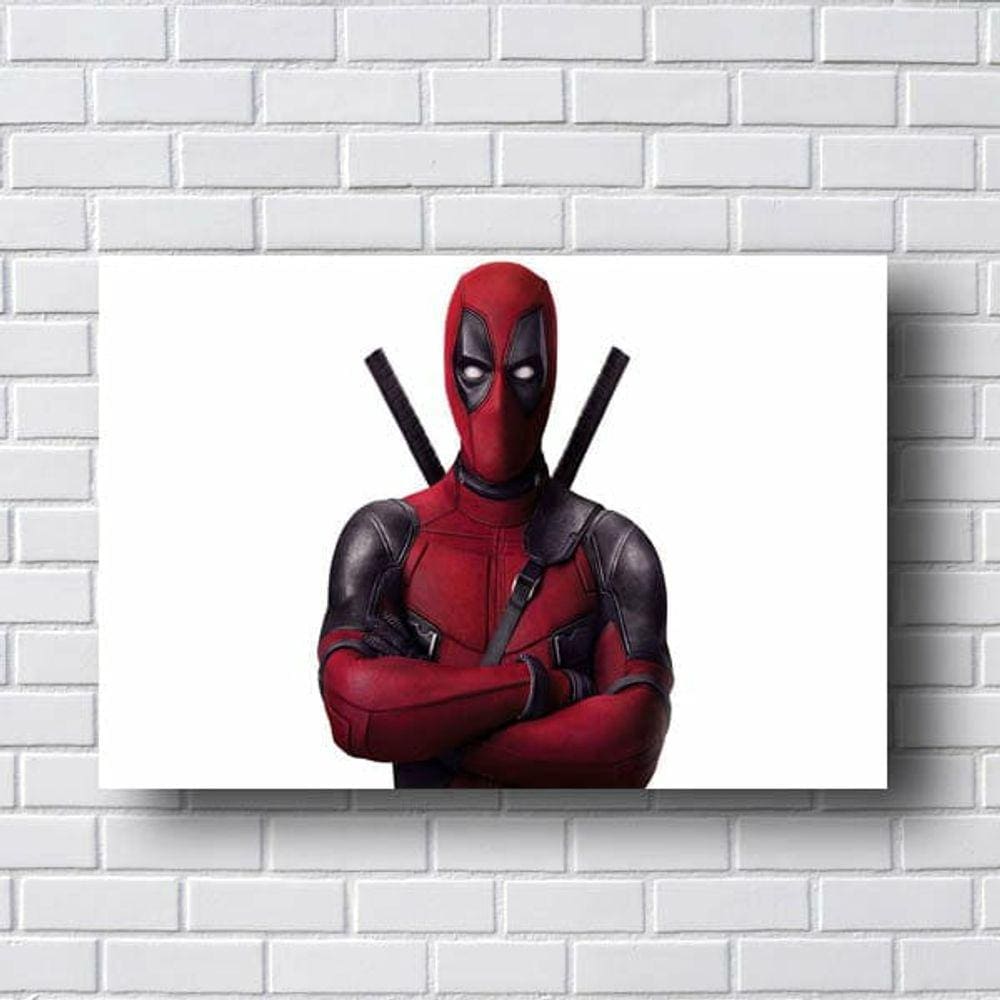 Quadro Decorativo Deadpool - Marvel