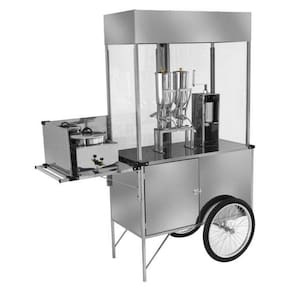 Carrinho de Churros Inox com Rodas de Bicicleta L23P Cefaz