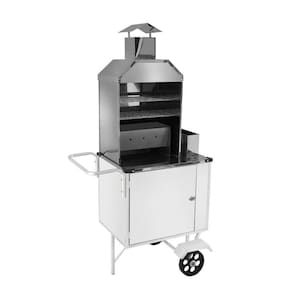 Carrinho de Churrasco Simples com Rodas Maciças BS01M Cefaz