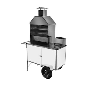 Carrinho de Churrasco Luxo com Rodas Pneumáticas BL04P Cefaz