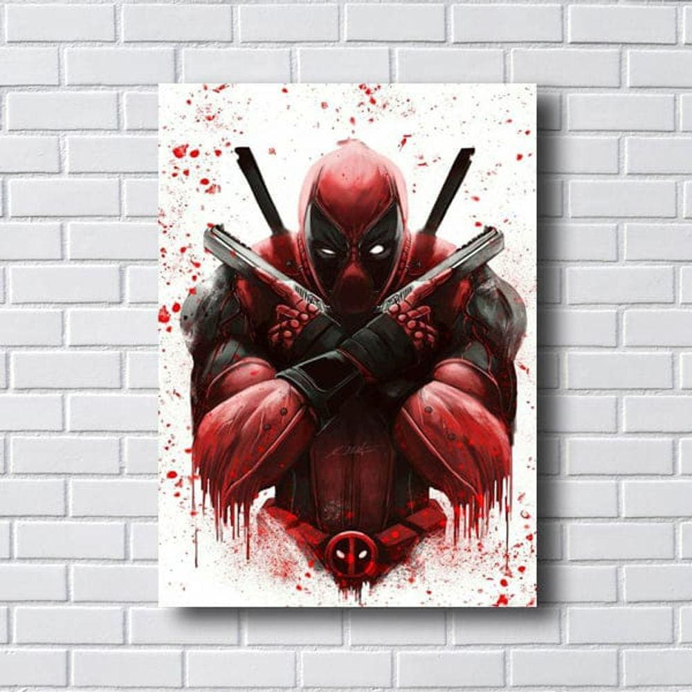 Quadro para Decoração Deadpool - Marvel