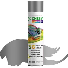 Tinta Spray Chesy Metalico Grafite 210G 400Ml Chesiquimica