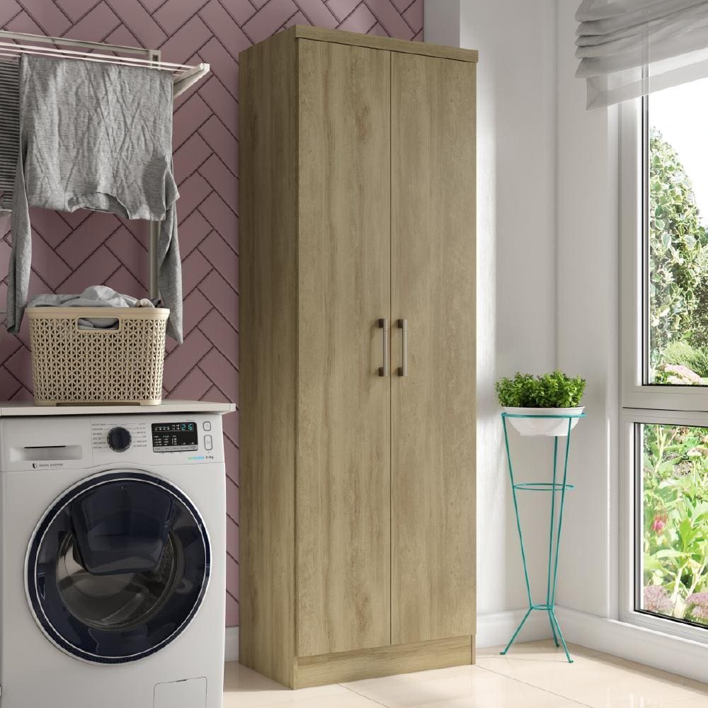 Armário Lavanderia 2 Portas Noce